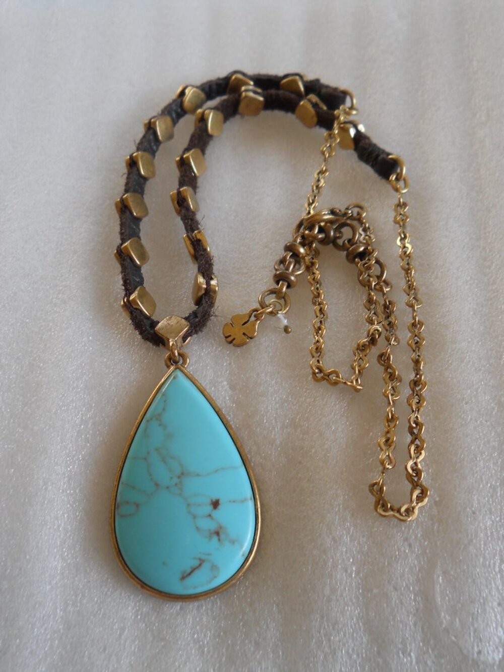 Lucky Brand - Faux Turquoise Necklace  531